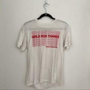 Target Mighty Fine Girls Run Thangs Short Sleeve Graphic Tee Shirt